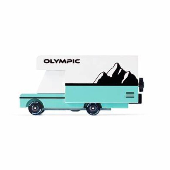 NWT Candylab Wood Car Olympic RV - Picture 2 of 3